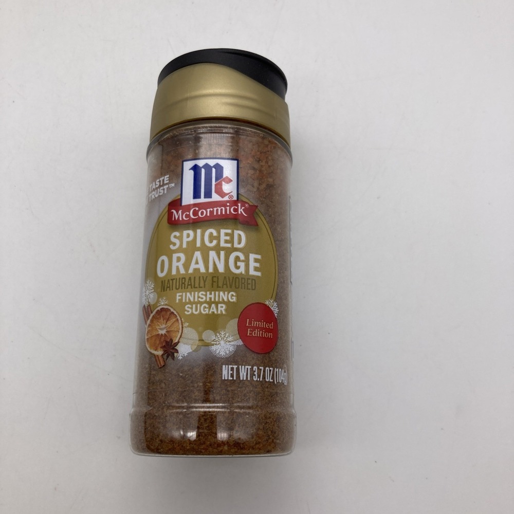 McCormick Holiday Finishing Sugar Spiced Orange Limited Edition 2025 New